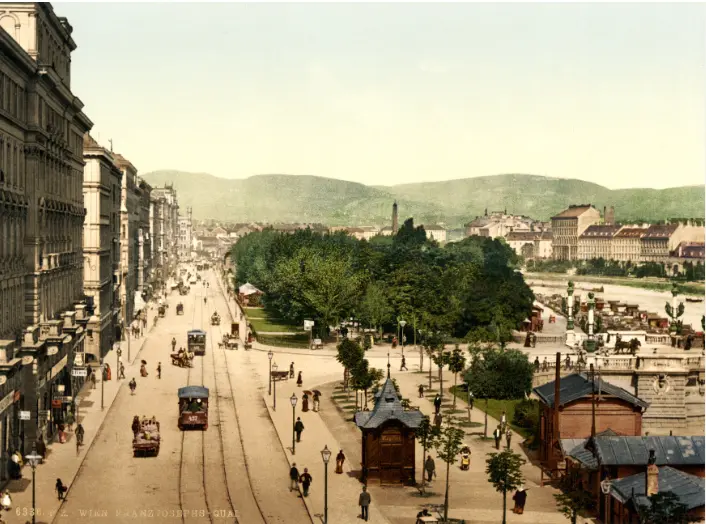 Vienna, Austria circa 1890