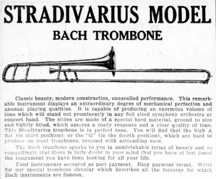 Hans Bach Distribution International Musician, Dec 1928